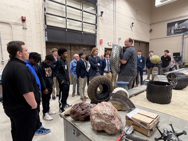 Students visit NASA
